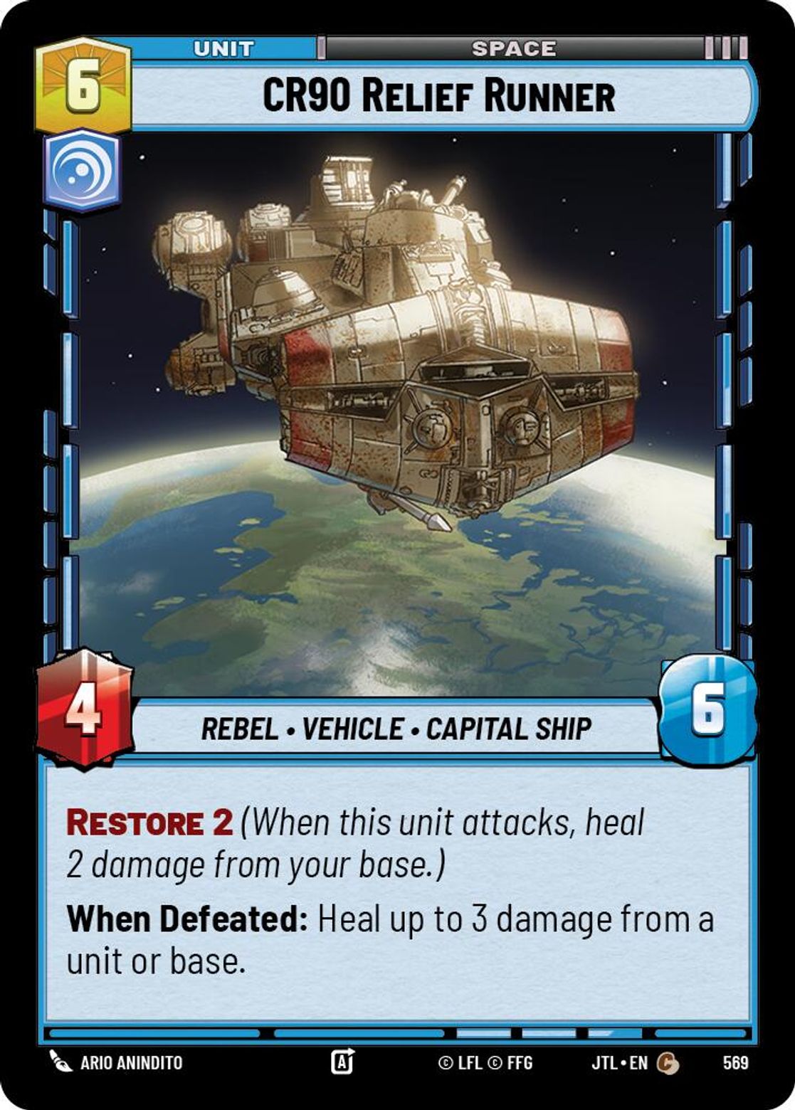 CR90 Relief Runner — Jump To Lightspeed 569