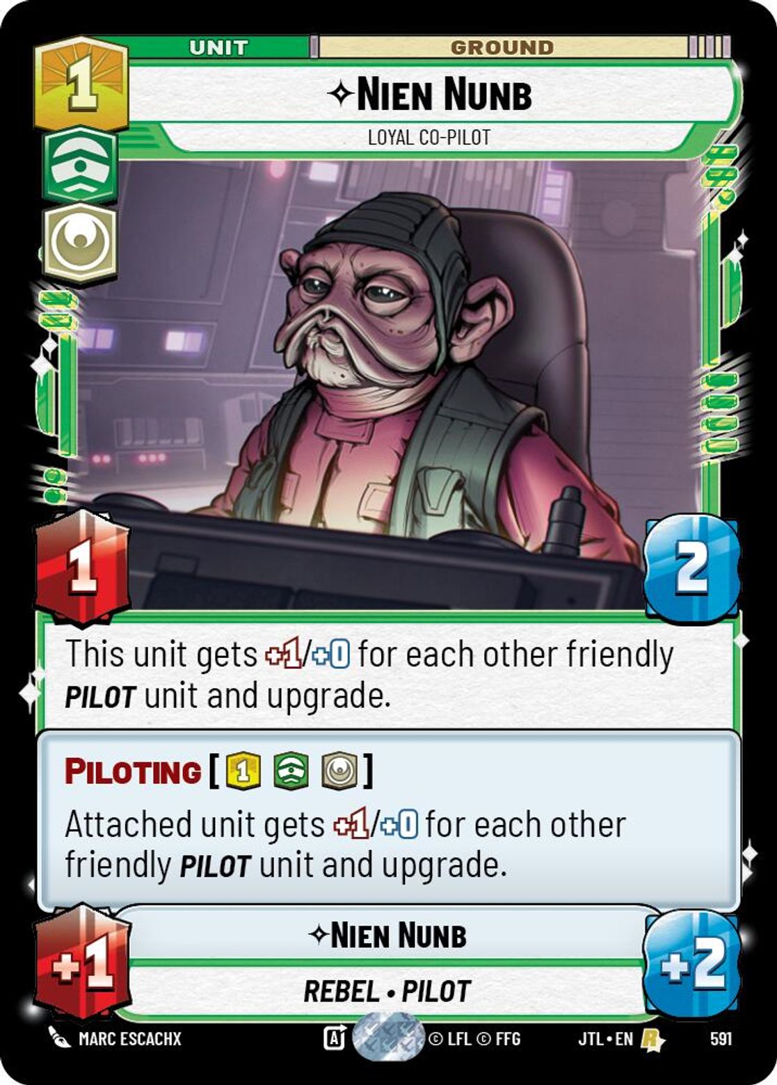 Nien Nunb, Loyal Co-Pilot — Jump To Lightspeed 591