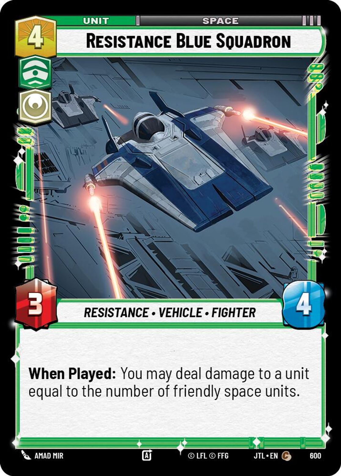 Resistance Blue Squadron — Jump To Lightspeed 600