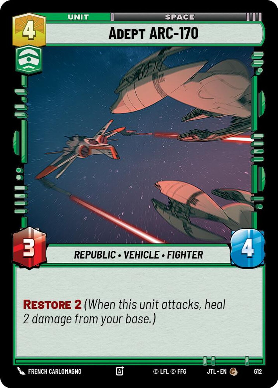 Adept ARC-170 — Jump To Lightspeed 612