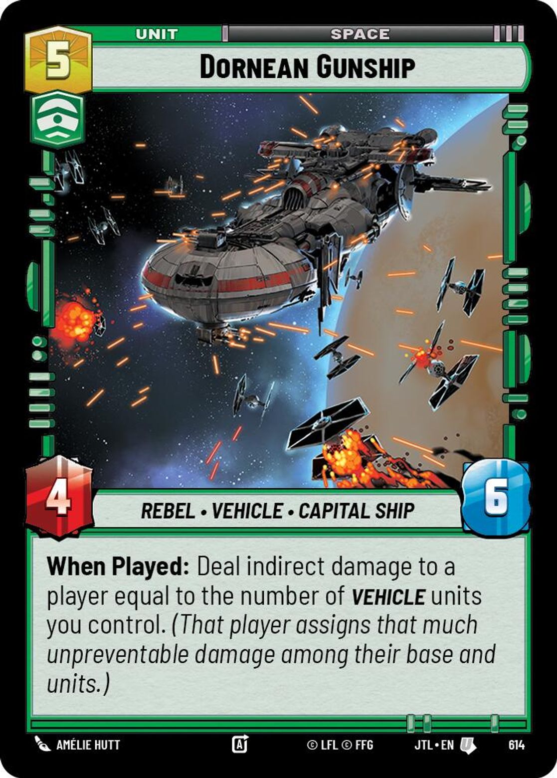 Dornean Gunship — Jump To Lightspeed 614