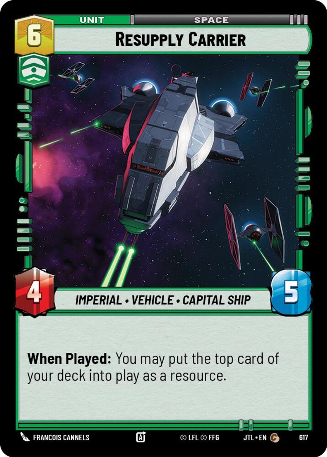 Resupply Carrier — Jump To Lightspeed 617