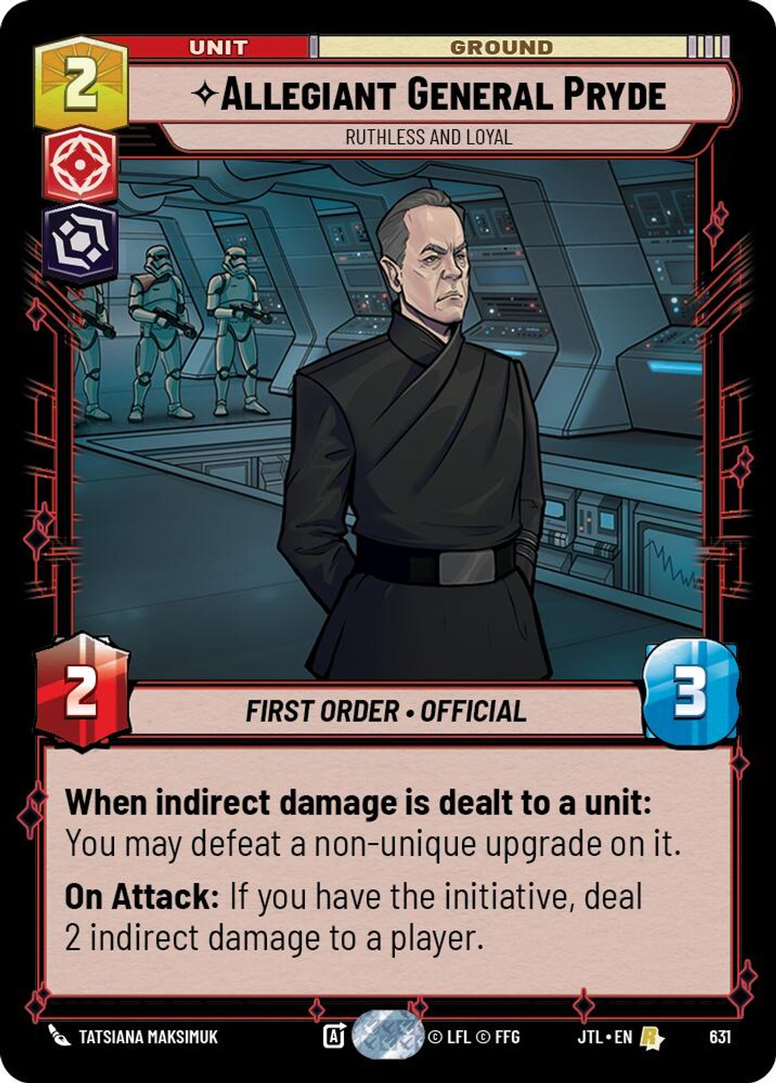 Allegiant General Pryde, Ruthless and Loyal — Jump To Lightspeed 631