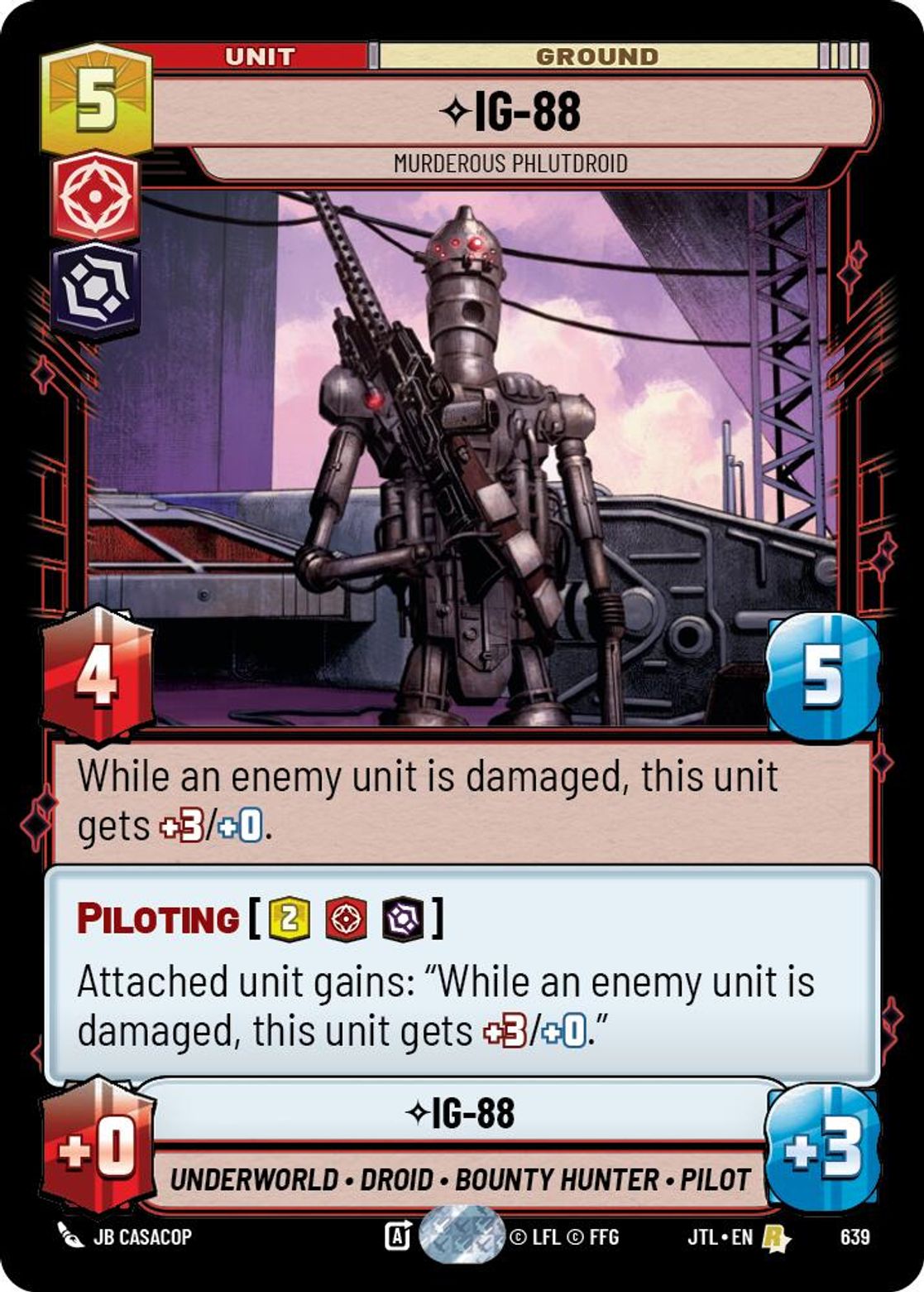 IG-88, Murderous Phlutdroid — Jump To Lightspeed 639
