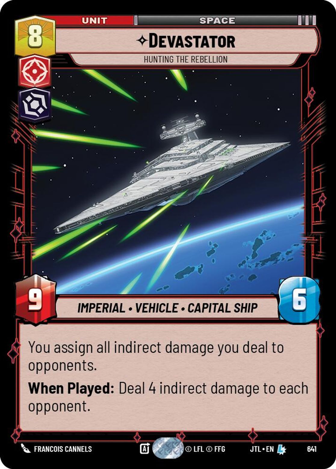 Devastator, Hunting the Rebellion — Jump To Lightspeed 641