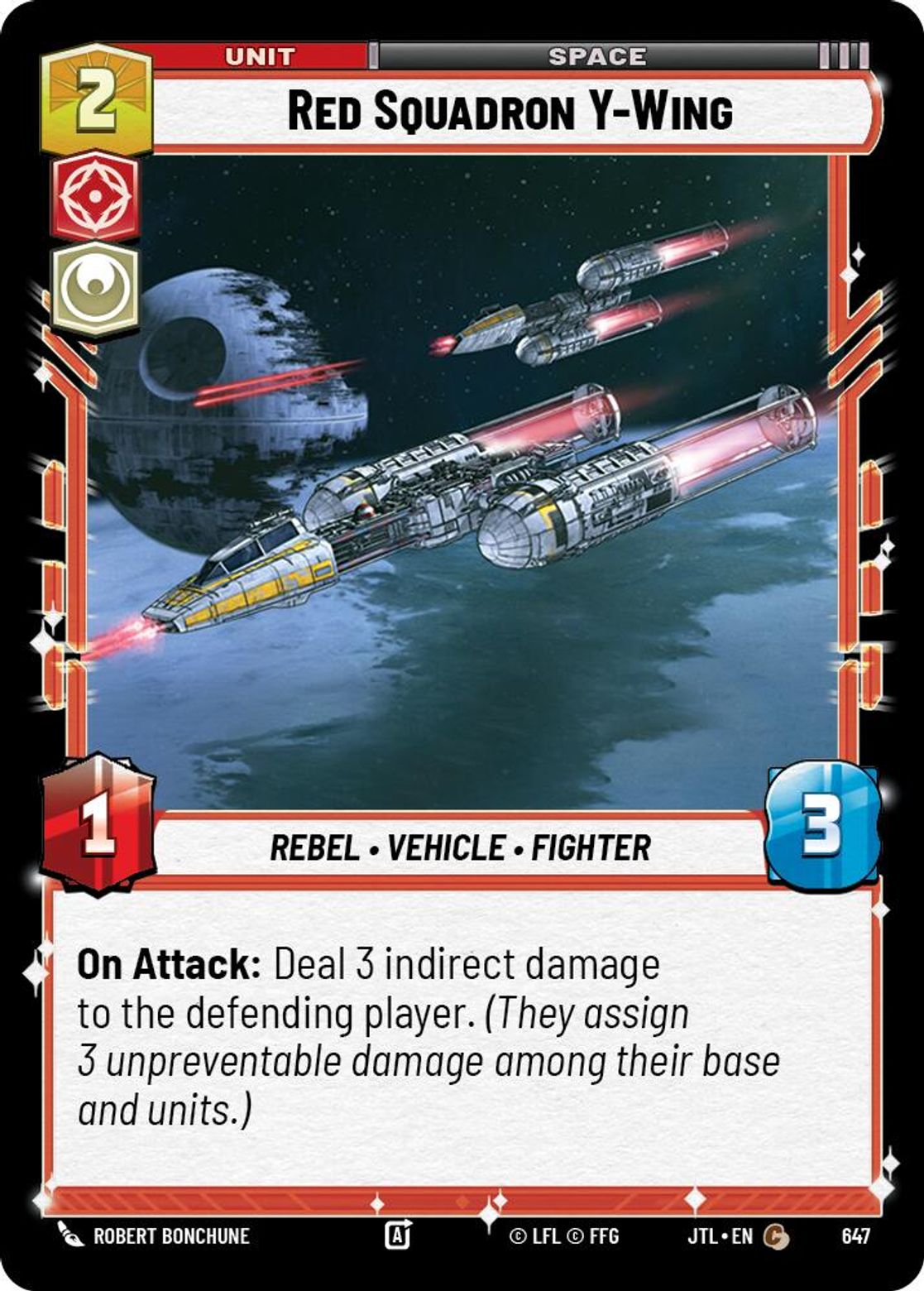 Red Squadron Y-Wing — Jump To Lightspeed 647