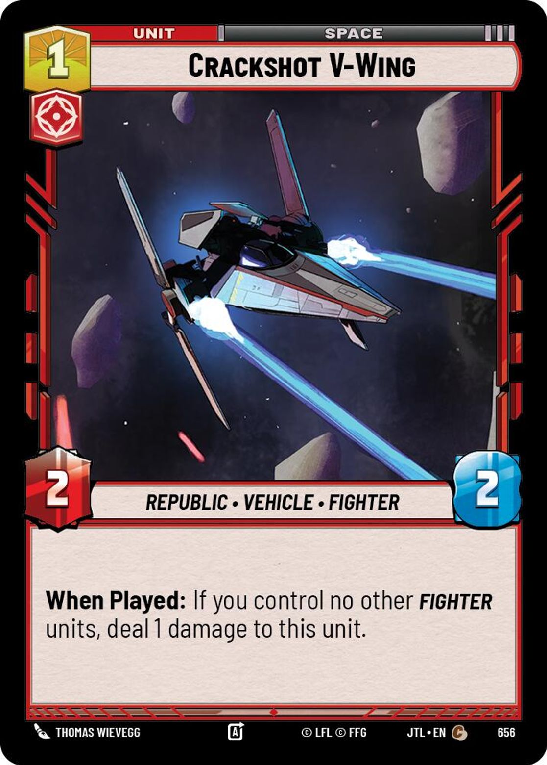 Crackshot V-Wing — Jump To Lightspeed 656