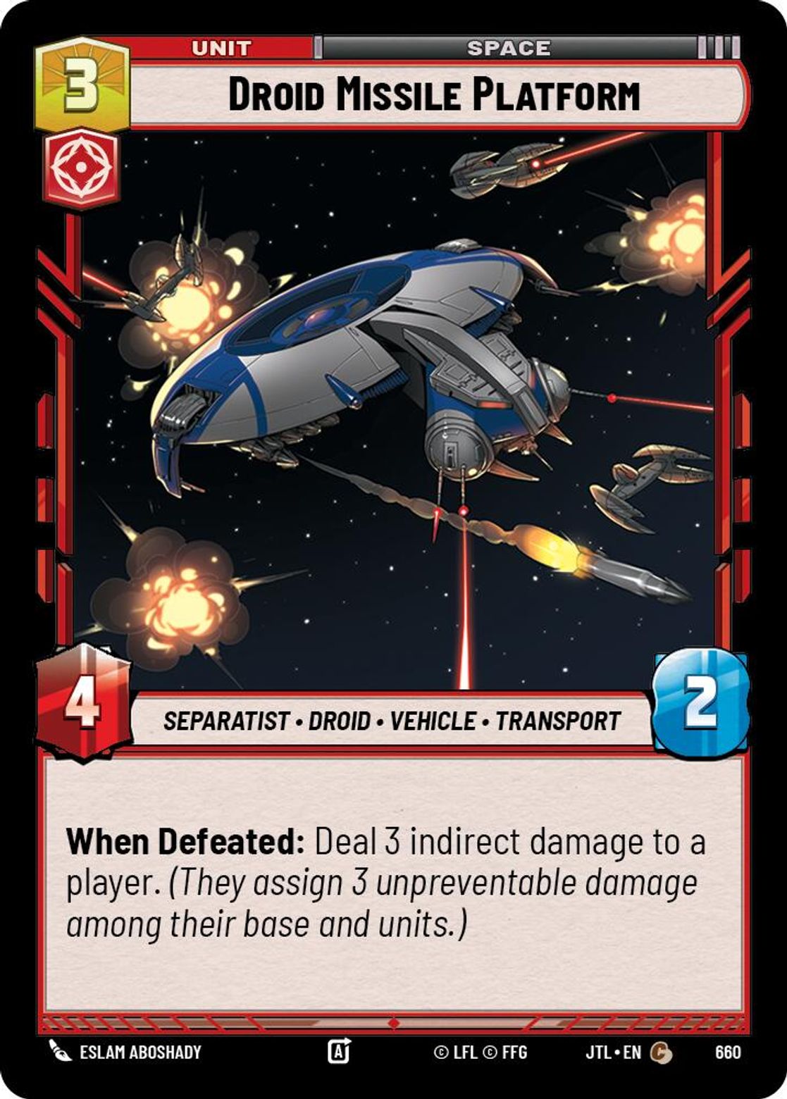 Droid Missile Platform — Jump To Lightspeed 660