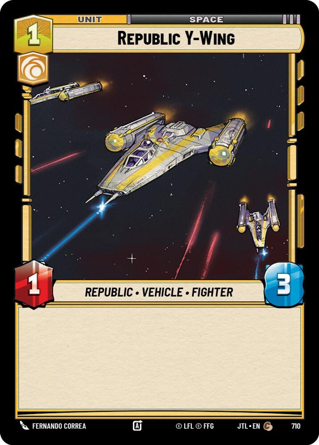 Republic Y-Wing — Jump To Lightspeed 710