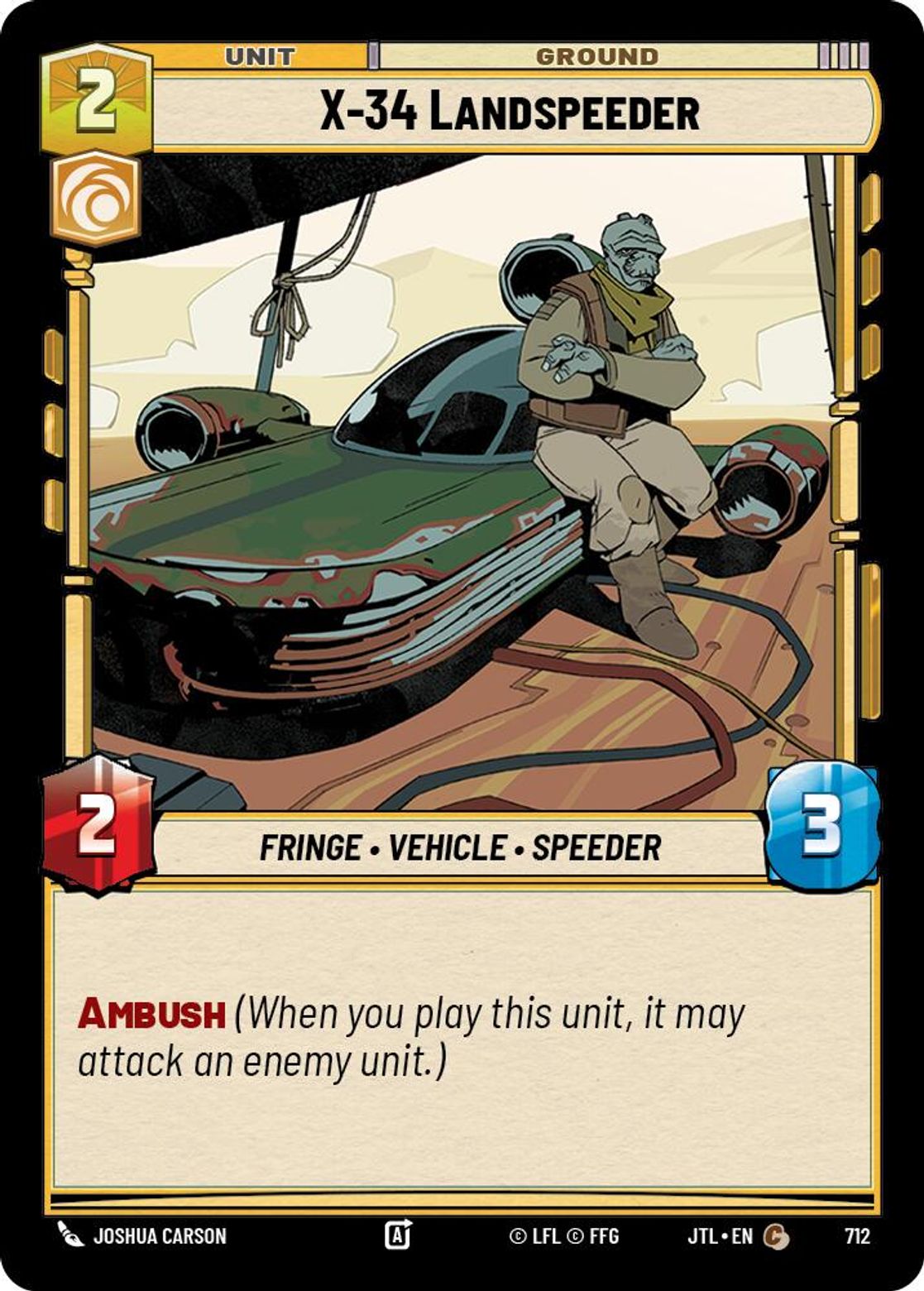 X-34 Landspeeder — Jump To Lightspeed 712