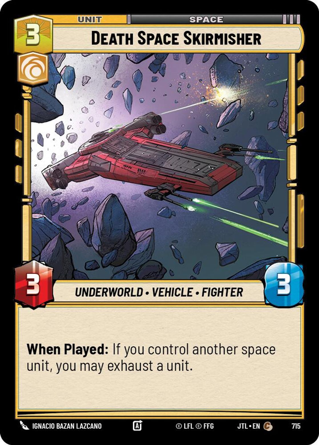 Death Space Skirmisher — Jump To Lightspeed 715