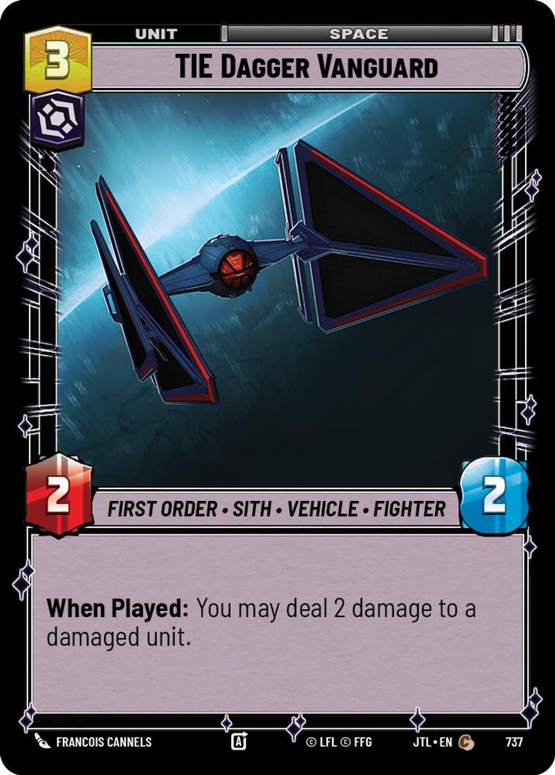 TIE Dagger Vanguard — Jump To Lightspeed 737