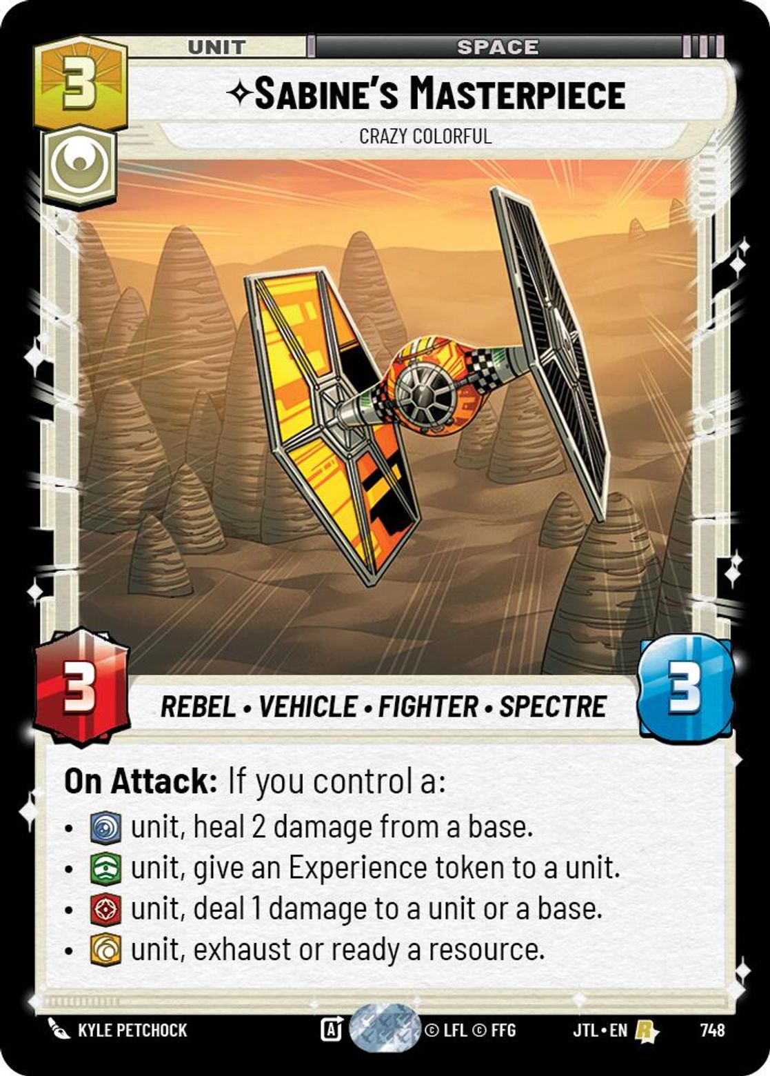 Sabine's Masterpiece, Crazy Colorful — Jump To Lightspeed 748