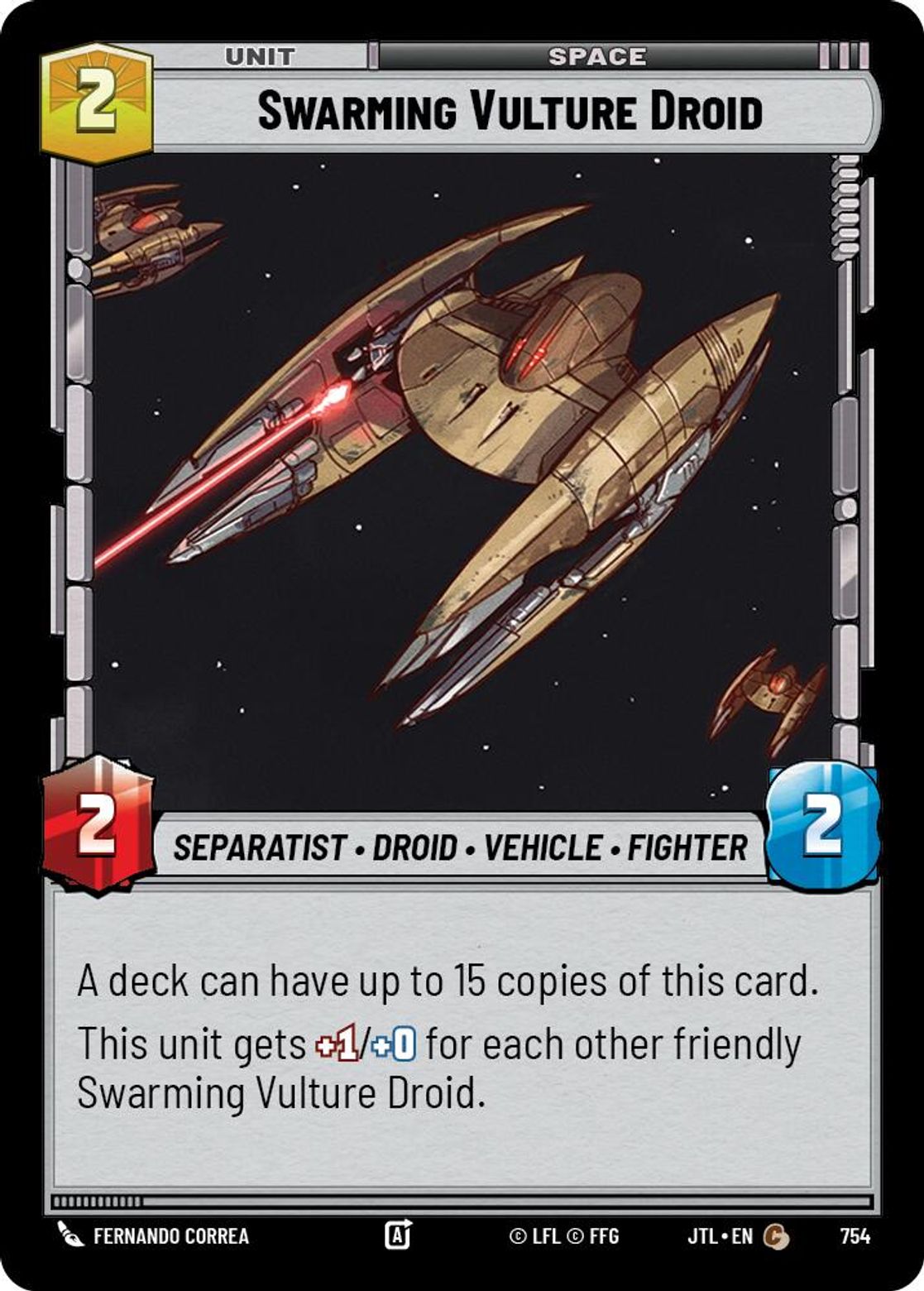Swarming Vulture Droid — Jump To Lightspeed 754