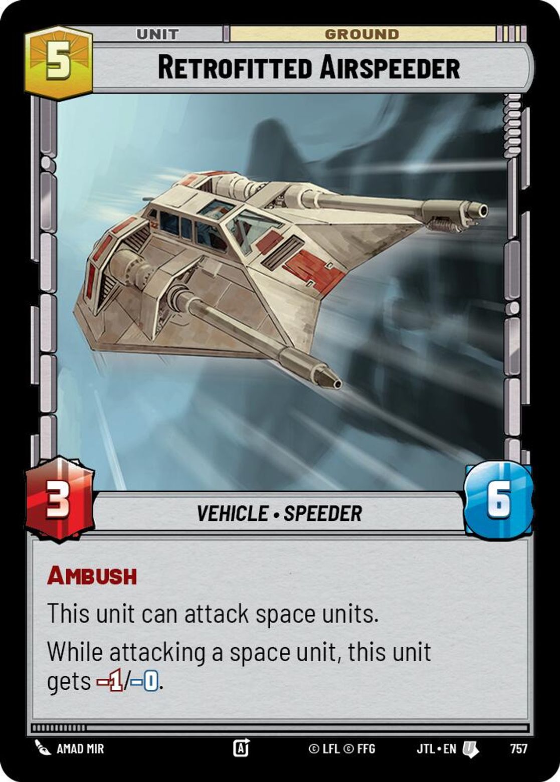 Retrofitted Airspeeder — Jump To Lightspeed 757