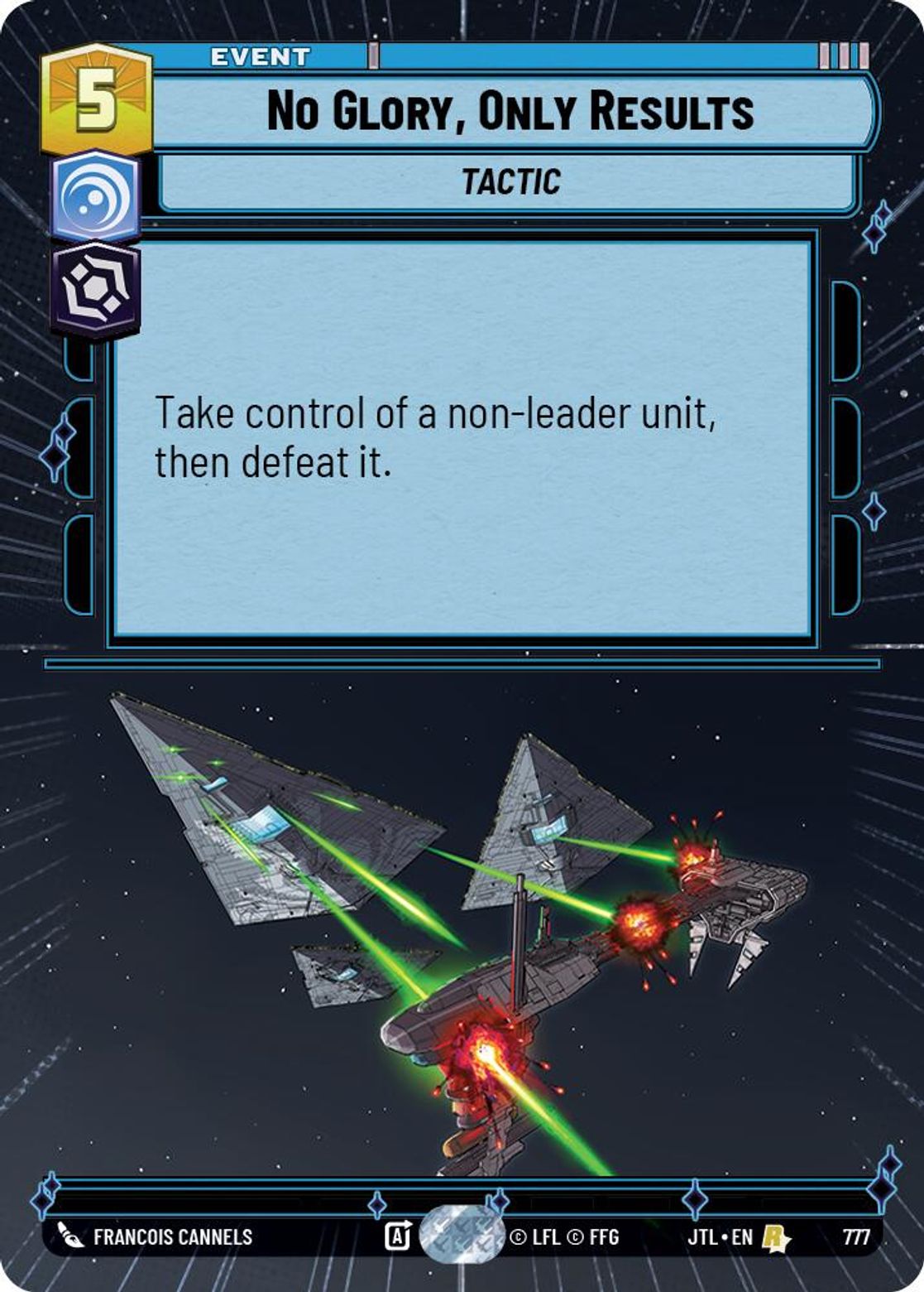 No Glory, Only Results — Jump To Lightspeed 777