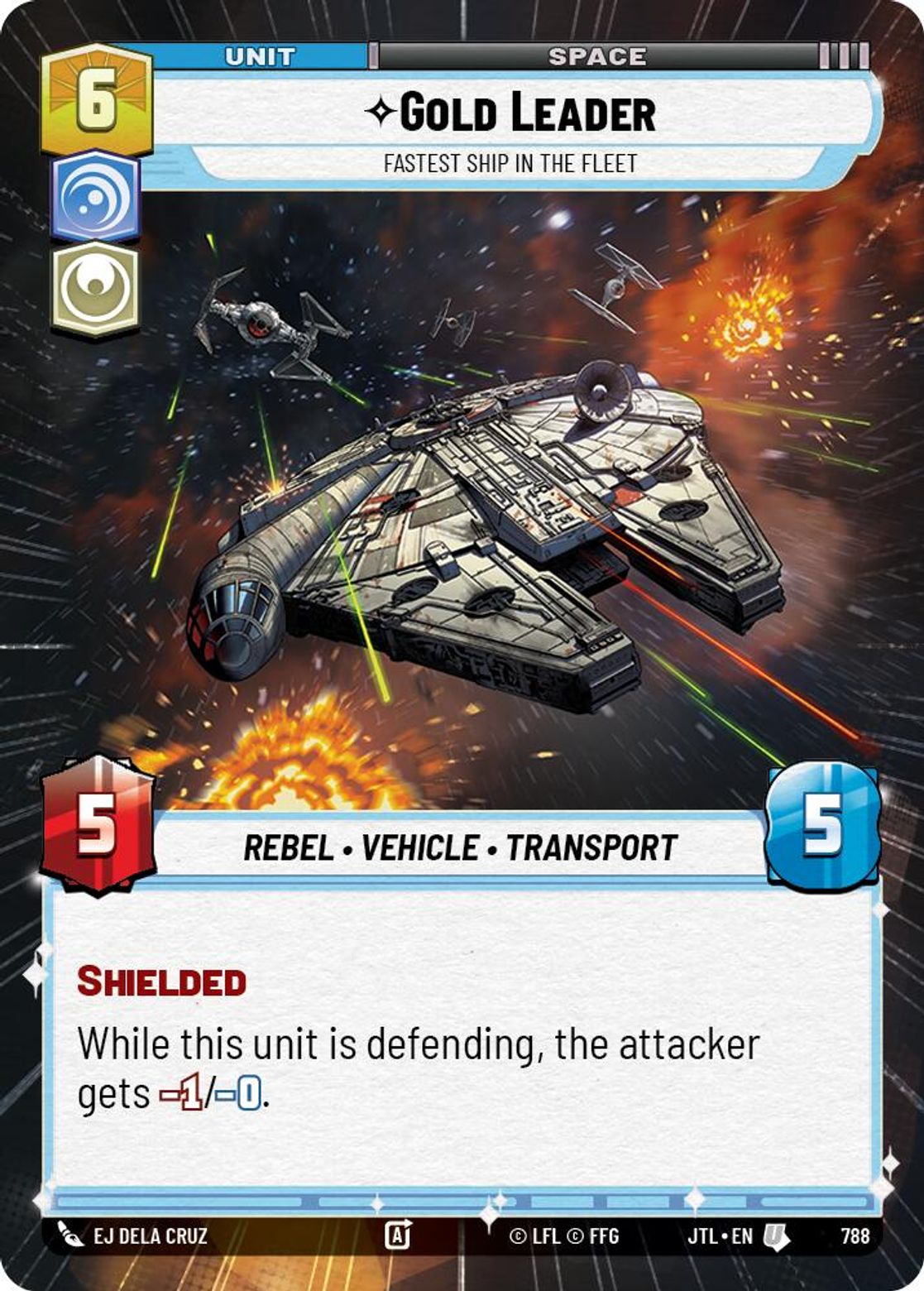 Gold Leader, Fastest Ship in the Fleet — Jump To Lightspeed 788