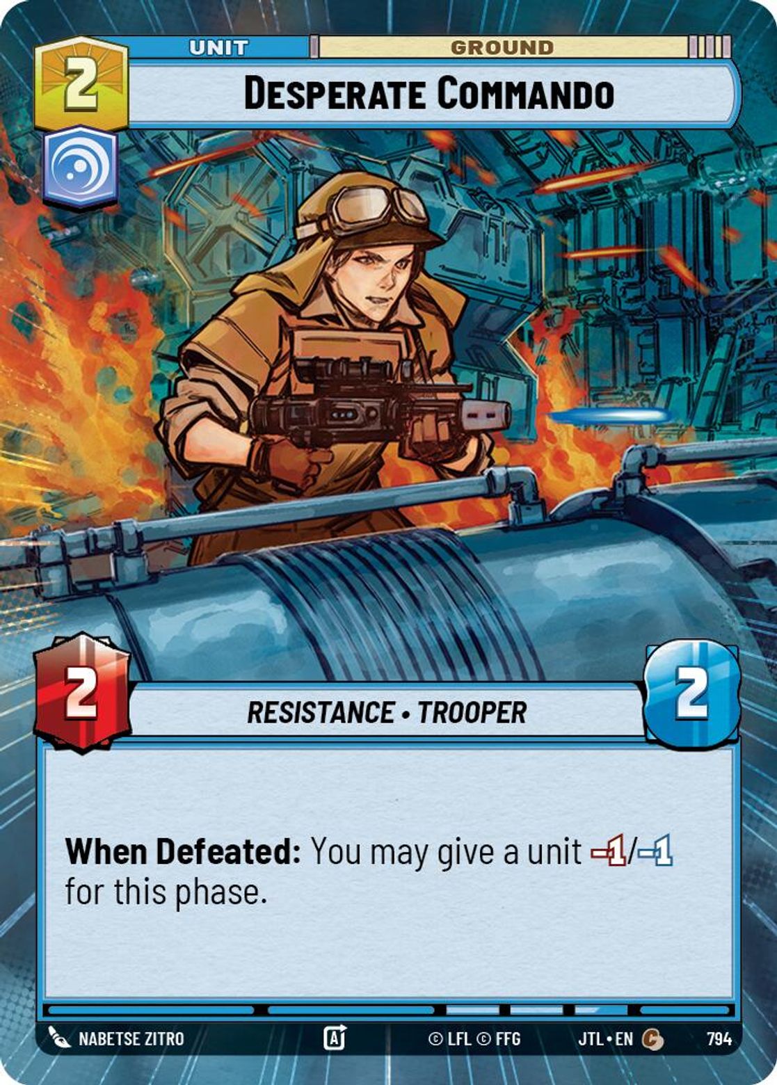 Desperate Commando — Jump To Lightspeed 794