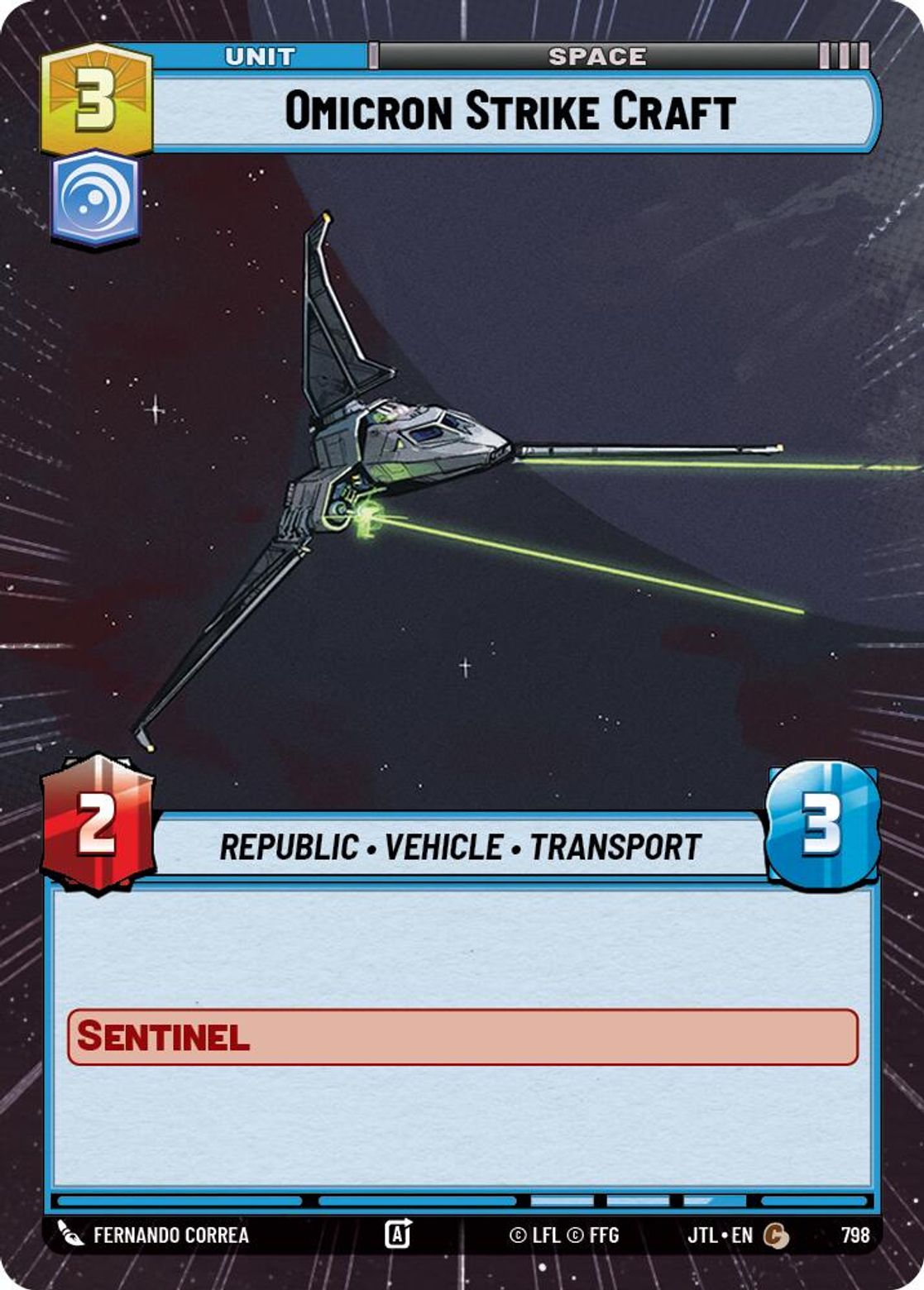 Omicron Strike Craft — Jump To Lightspeed 798