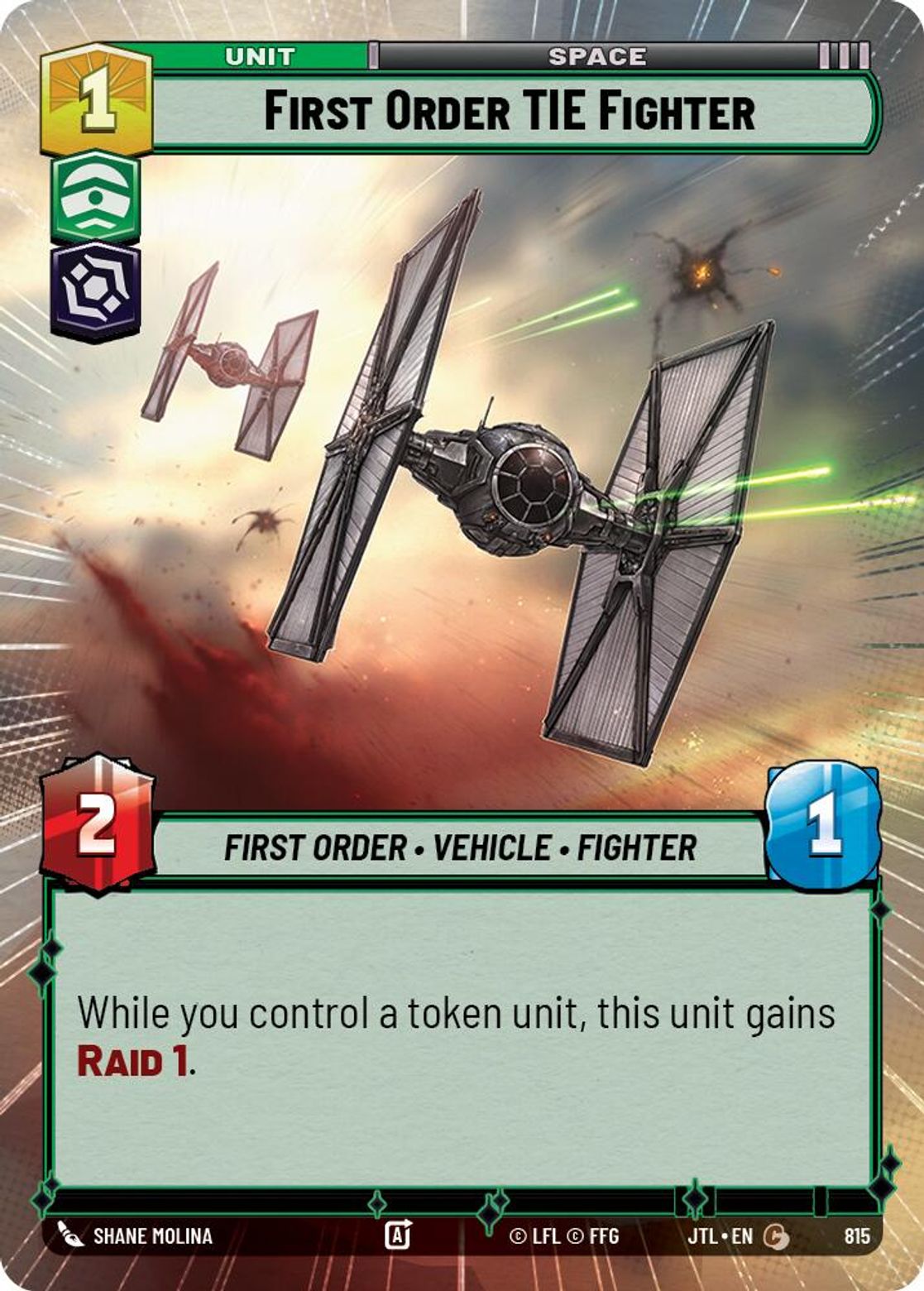 First Order TIE Fighter — Jump To Lightspeed 815