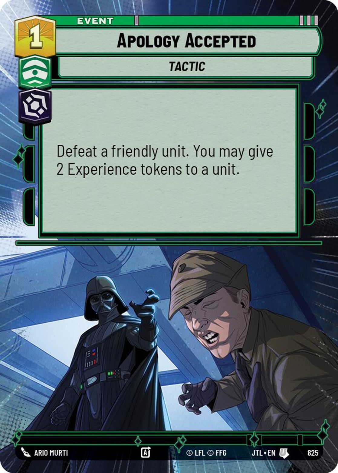 Apology Accepted — Jump To Lightspeed 825