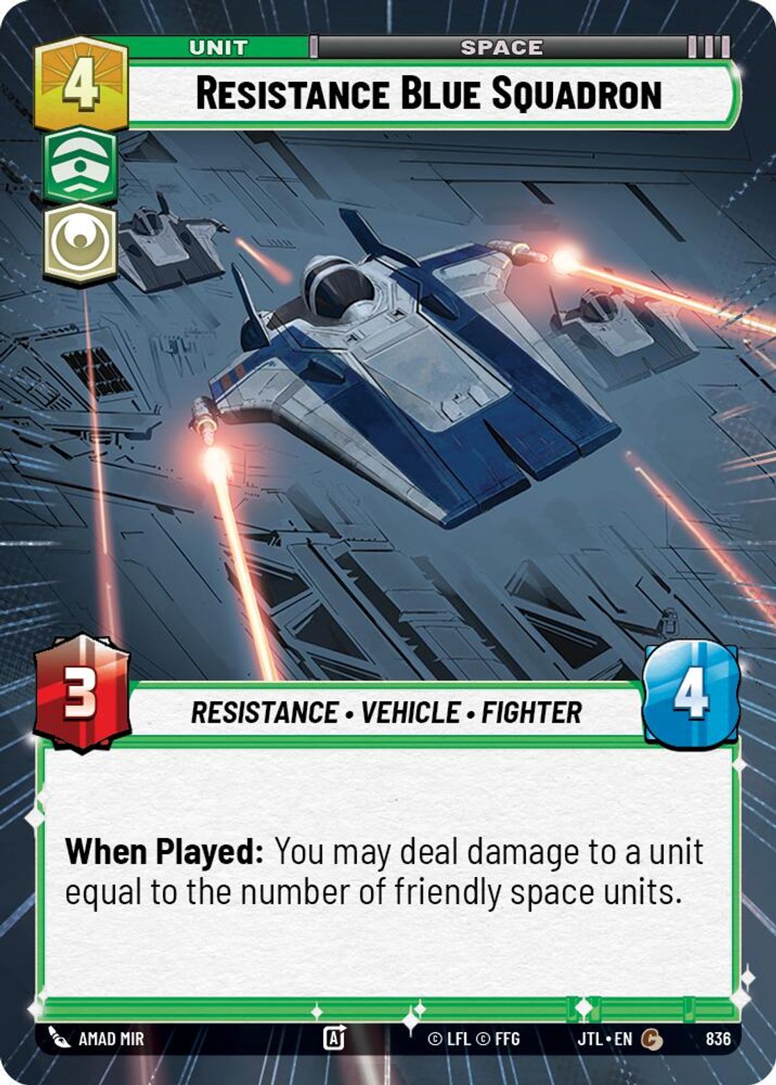 Resistance Blue Squadron — Jump To Lightspeed 836