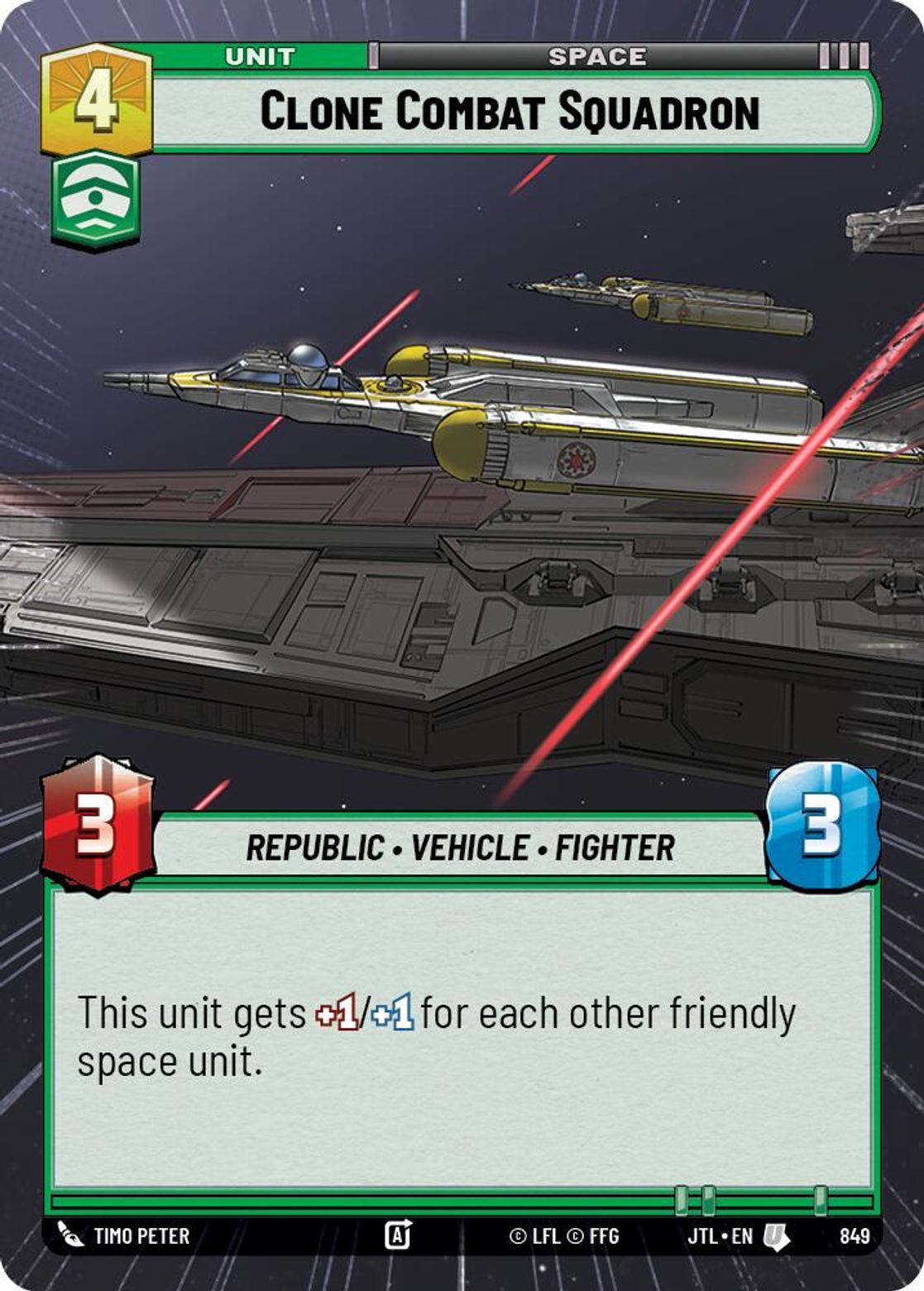 Clone Combat Squadron — Jump To Lightspeed 849