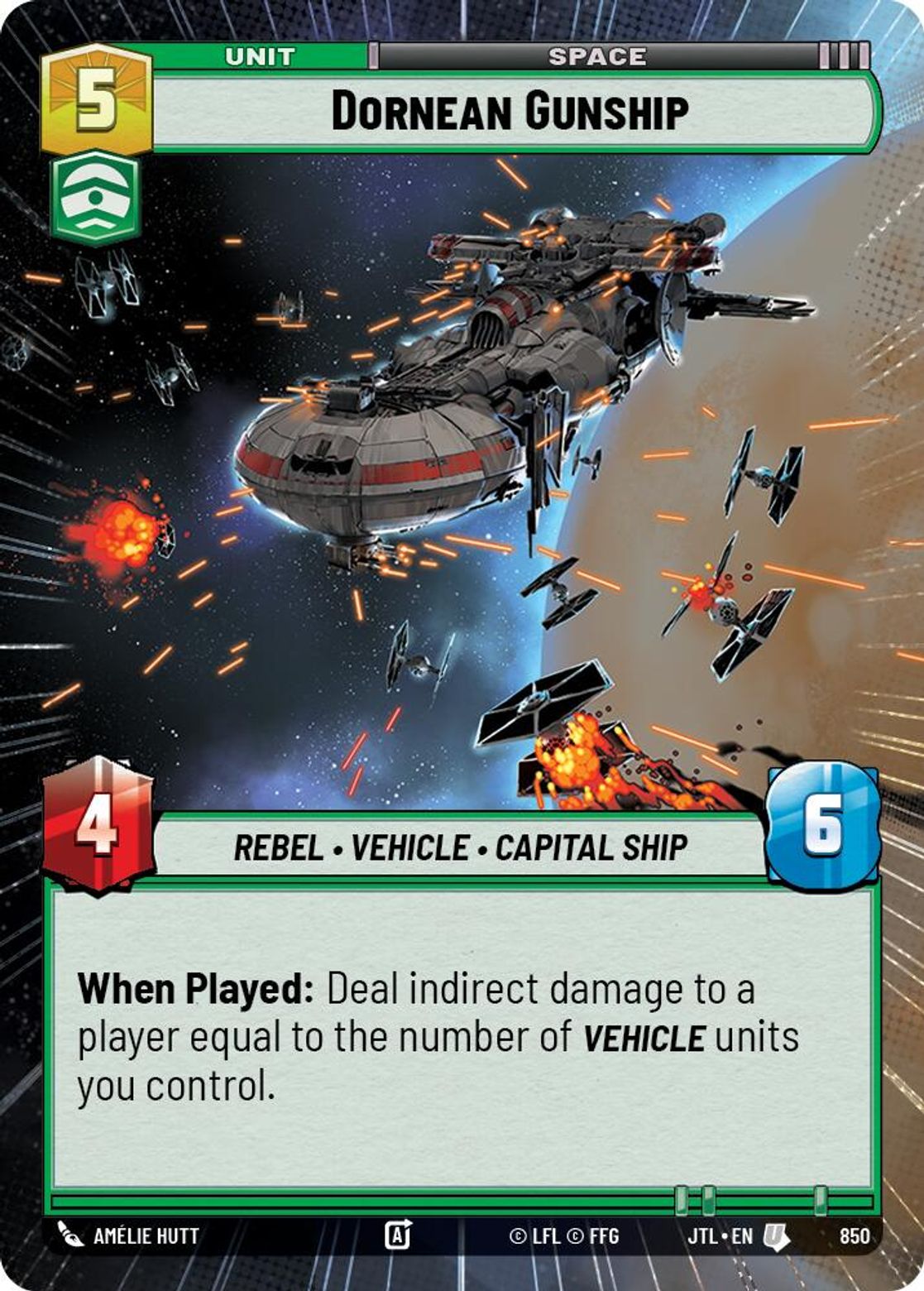 Dornean Gunship — Jump To Lightspeed 850