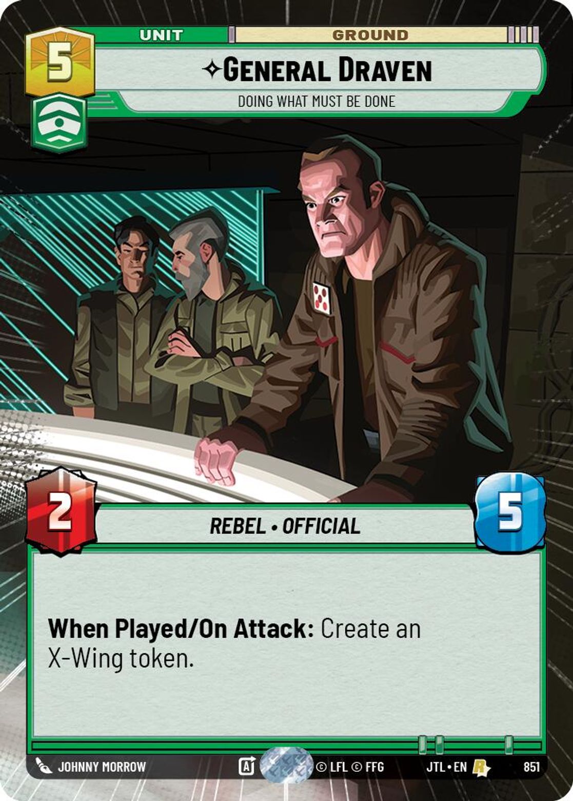General Draven, Doing What Must Be Done — Jump To Lightspeed 851
