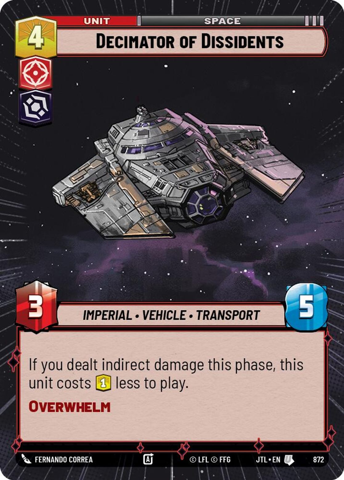 Decimator of Dissidents — Jump To Lightspeed 872