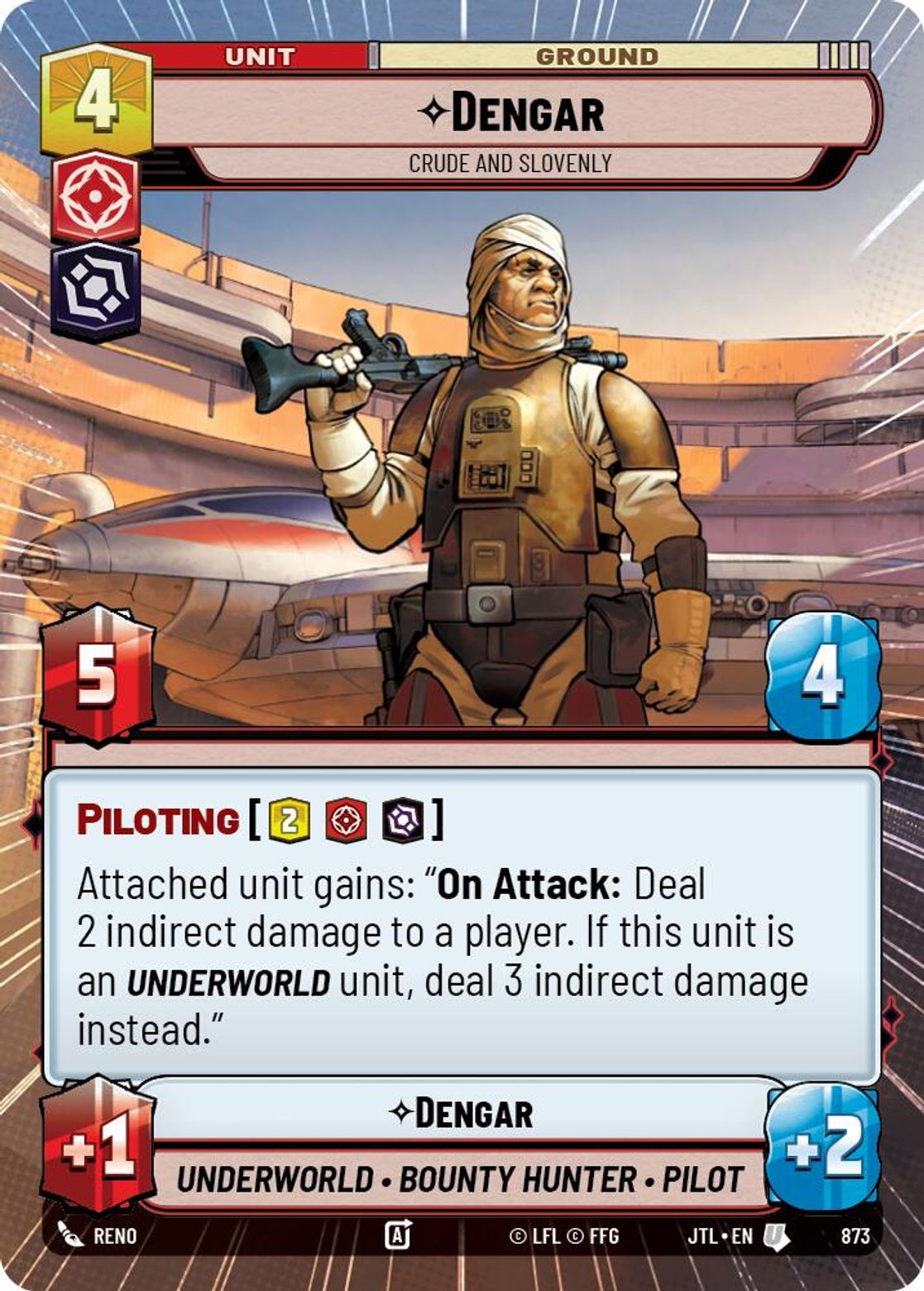 Dengar, Crude and Slovenly — Jump To Lightspeed 873