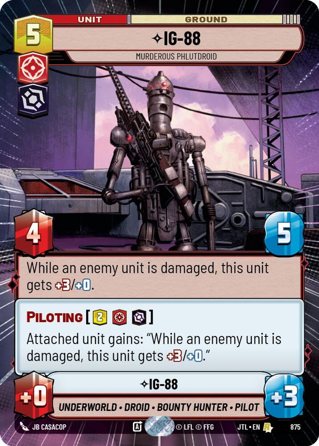 IG-88, Murderous Phlutdroid — Jump To Lightspeed 875