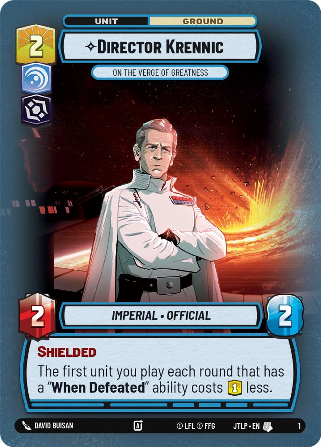 Director Krennic, On the Verge Of Greatness — Jump to Lightspeed - OP Promo 01
