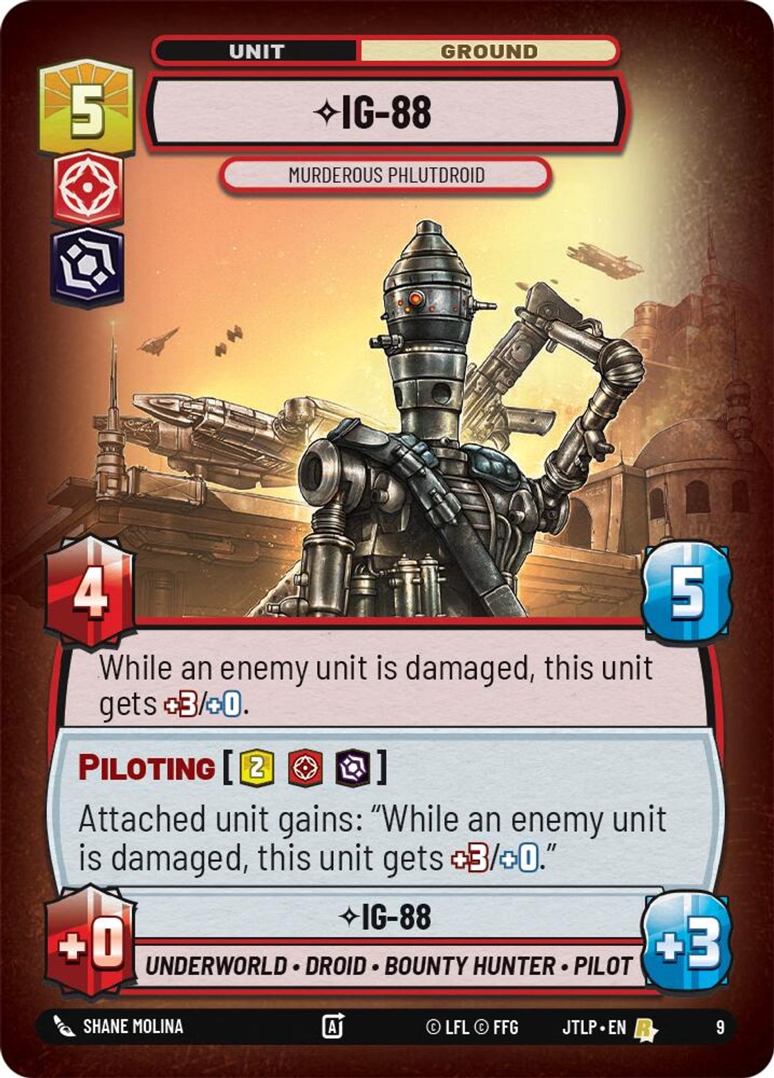 IG-88, Murderous Phlutdroid — Jump to Lightspeed - OP Promo 09