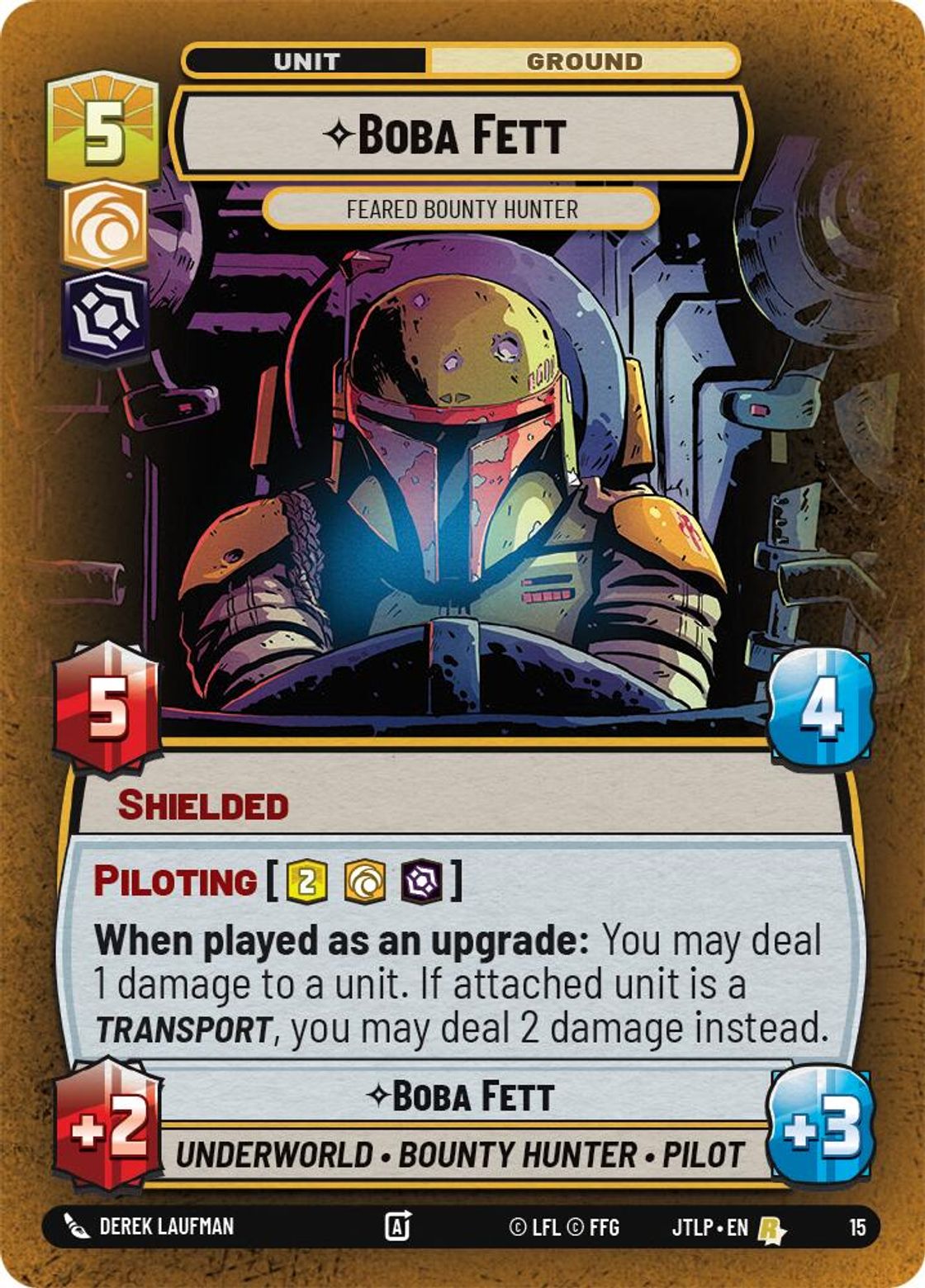 Boba Fett, Feared Bounty Hunter — Jump to Lightspeed - OP Promo 15
