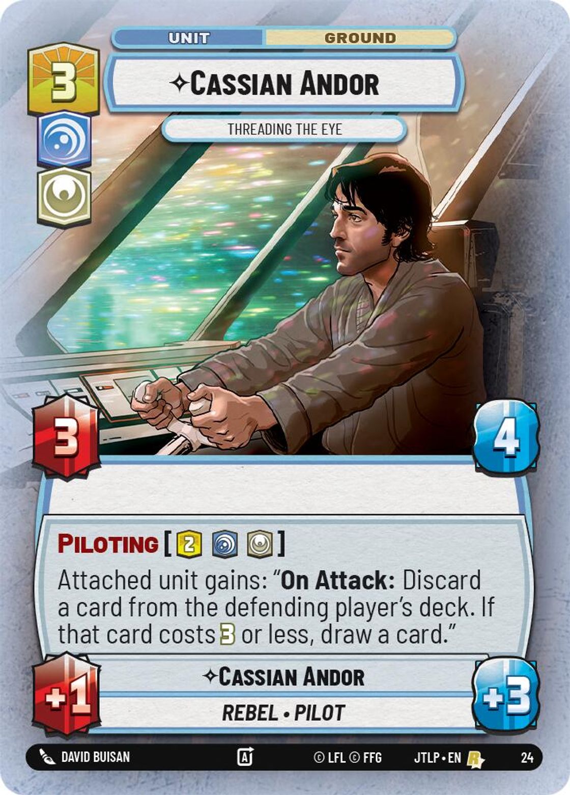 Cassian Andor, Threading the Eye — Jump to Lightspeed - OP Promo 24