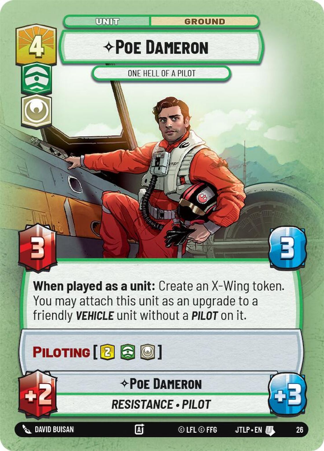 Poe Dameron, One Hell of a a Pilot — Jump to Lightspeed - OP Promo 26