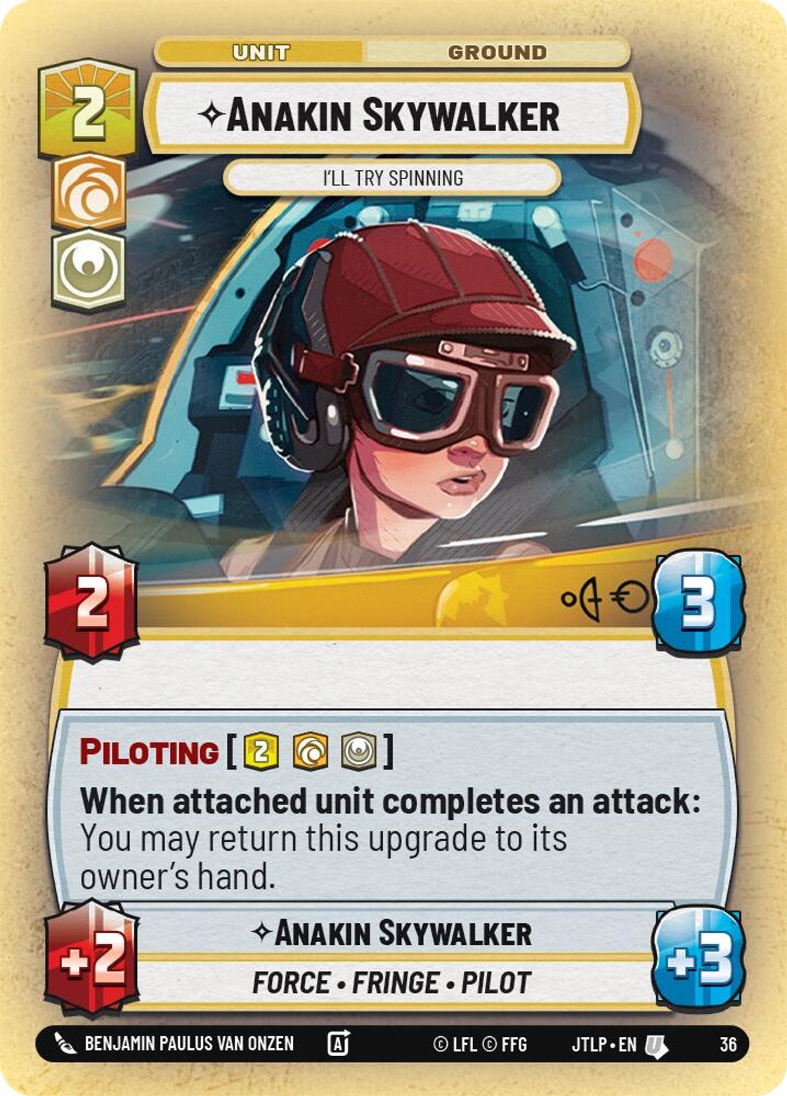 Anakin Skywalker, I'll Try Spinning — Jump to Lightspeed - OP Promo 36
