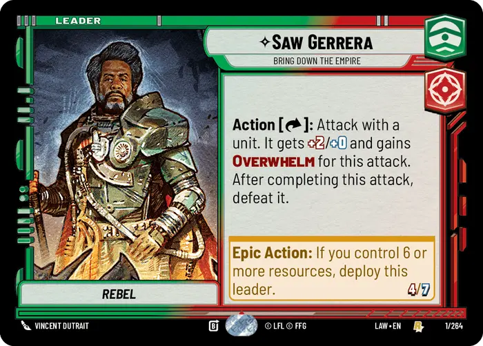 Saw Gerrera, Bring Down the Empire — A Lawless Time 001