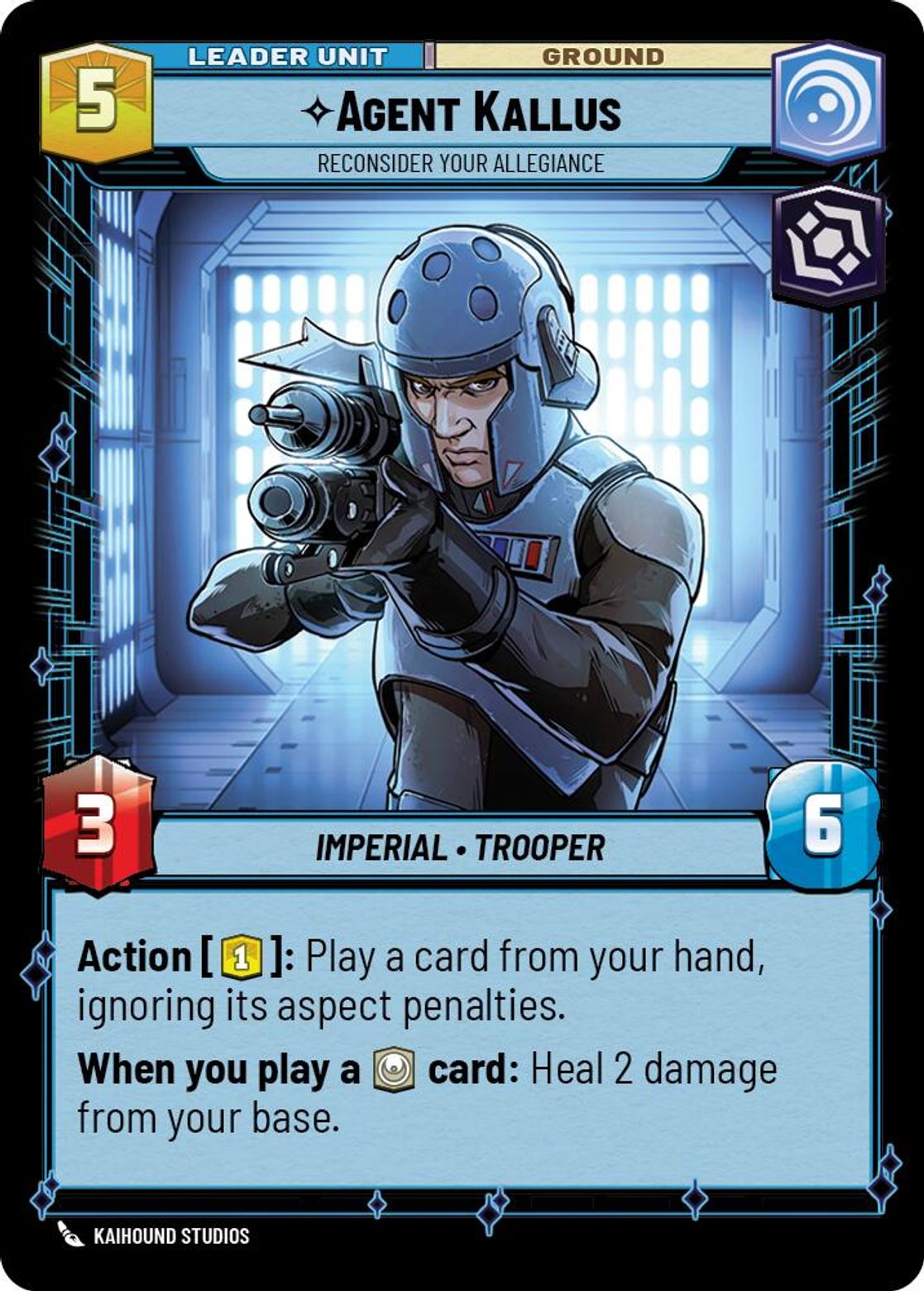 Agent Kallus, Reconsider Your Allegiance (verso)