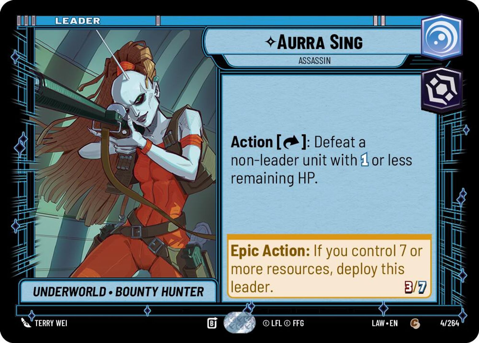 Aurra Sing, Assassin (verso)