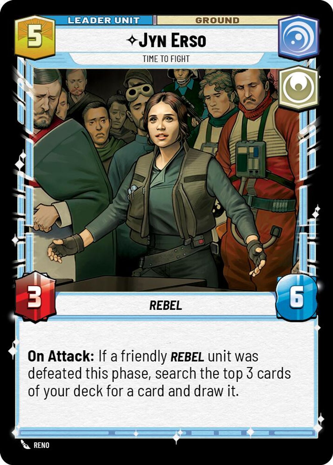 Jyn Erso, Time to Fight (verso)