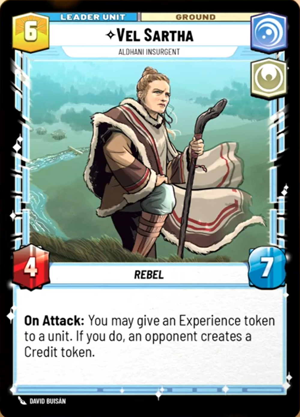 Vel Sartha, Aldhani Insurgent (verso)