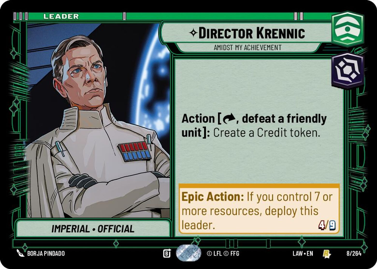 Director Krennic | Amidst My Achievement