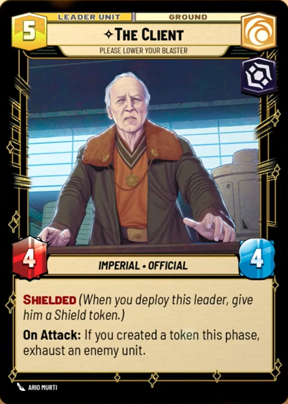 The Client, Please Lower Your Blaster (verso)