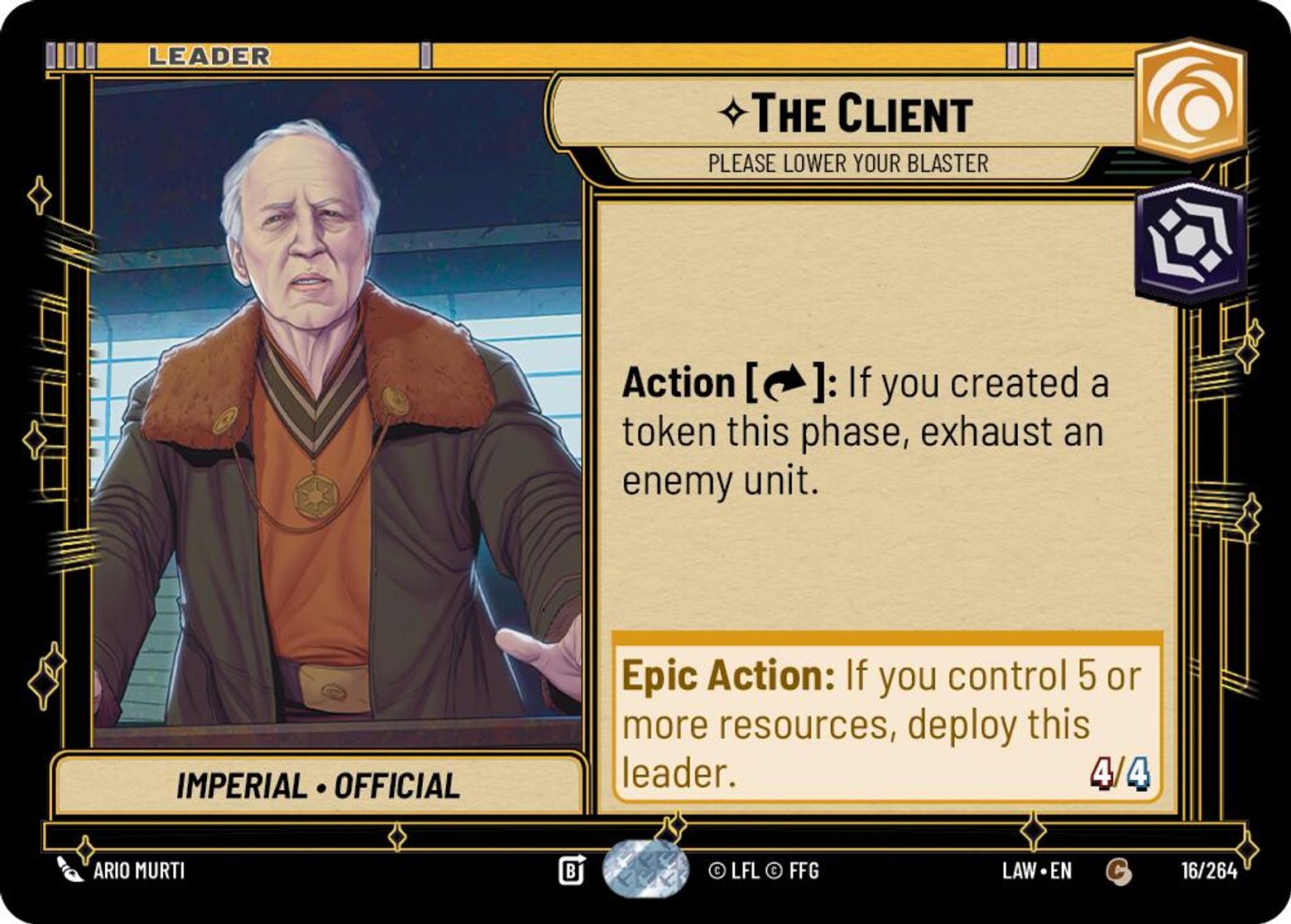 The Client | Please Lower Your Blaster
