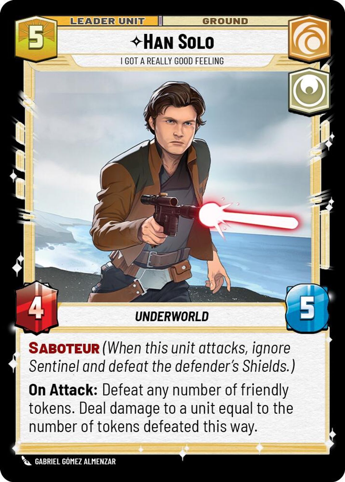 Han Solo, I Got a Really Good Feeling (verso)