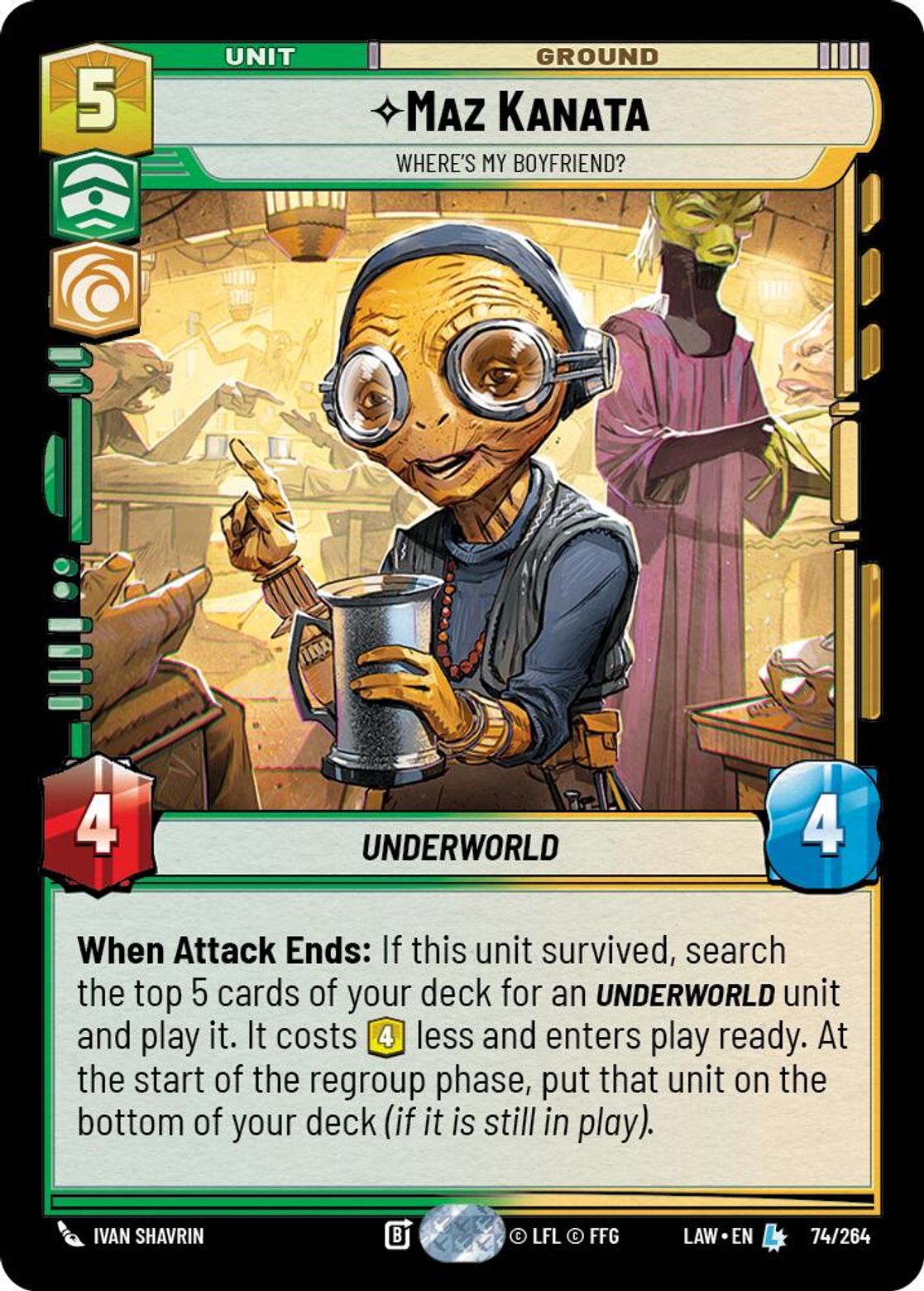 Maz Kanata, Where's My Boyfriend? — A Lawless Time 074