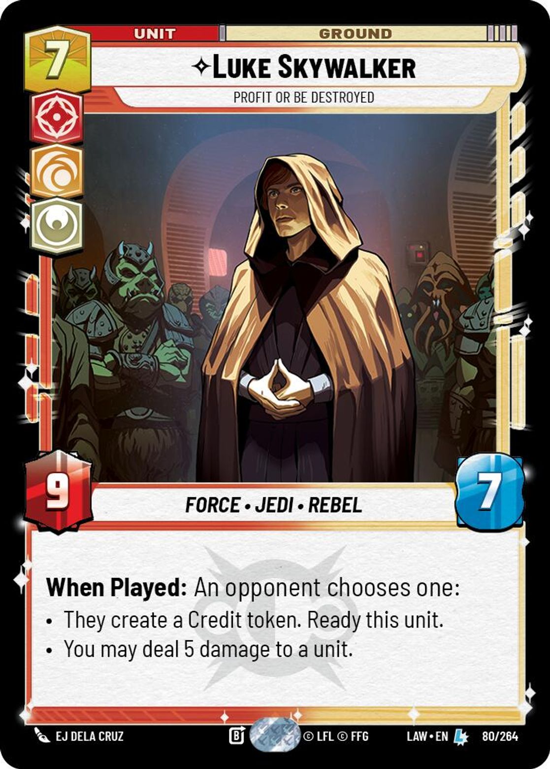 Luke Skywalker, Profit or be Destroyed — A Lawless Time 080