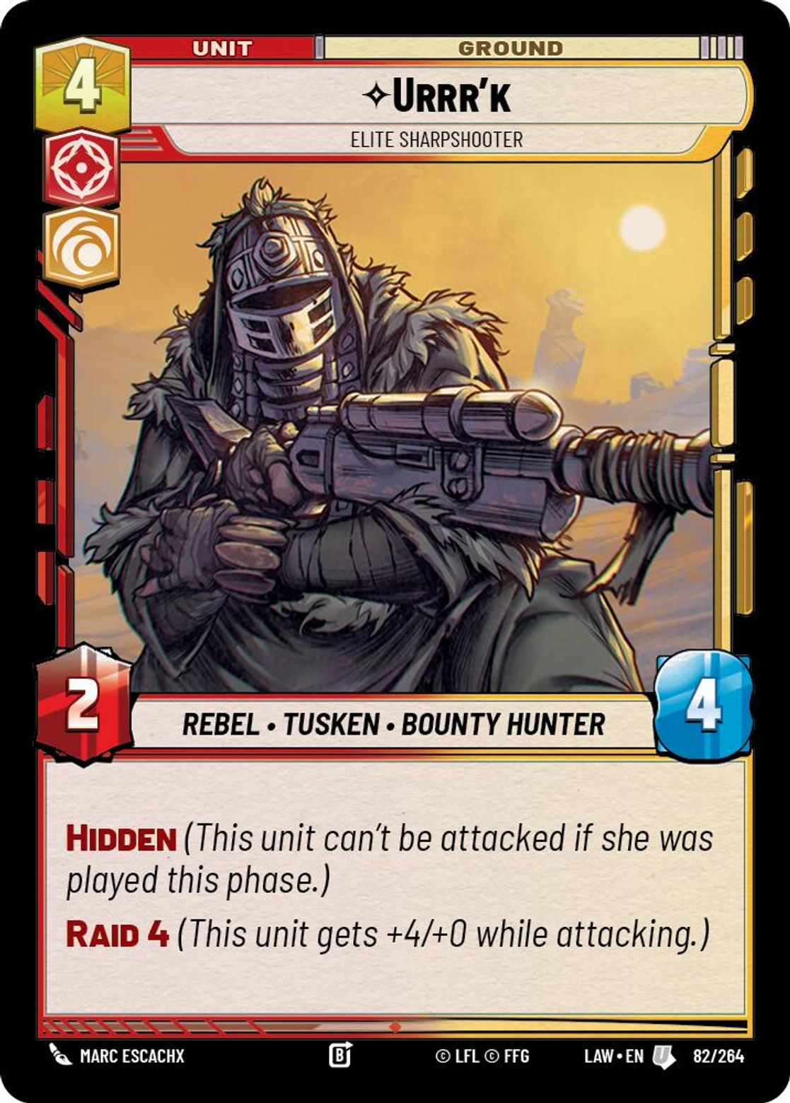 Urrr'k, Elite Sharpshooter — A Lawless Time 082